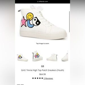 GB Dillards high top sneakers